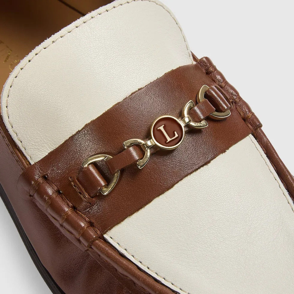Agnes Loafer - Hellbraun/Cremefarbe