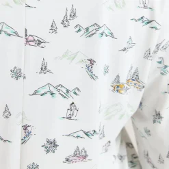 Alpine Dreams Pyjamahemd - Ski Muster