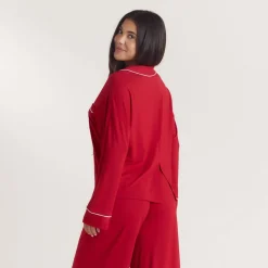 Alpine Dreams Pyjamahemd - Rot