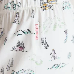Alpine Dreams Pyjamahosen - Ski Muster