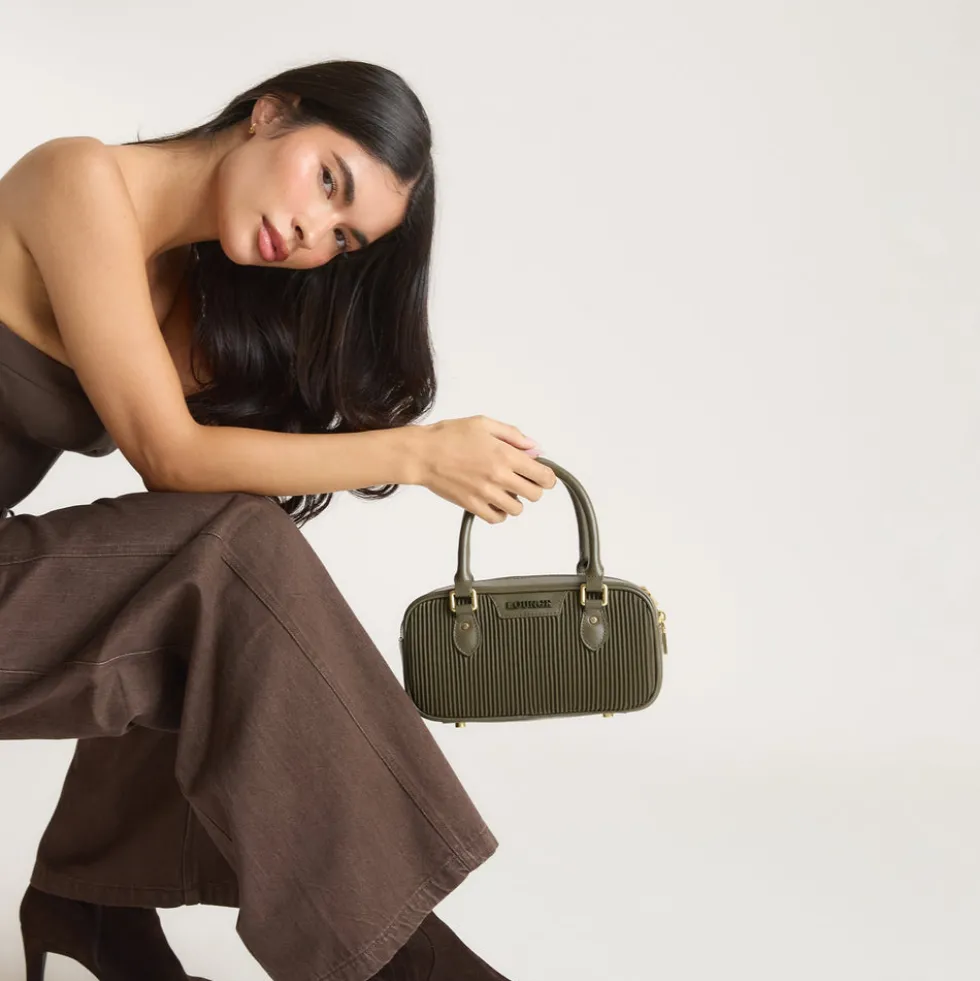 Annika Bowlingtasche - Olivgrün