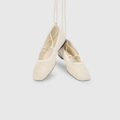 Athena Ballerinas - Weißgrau