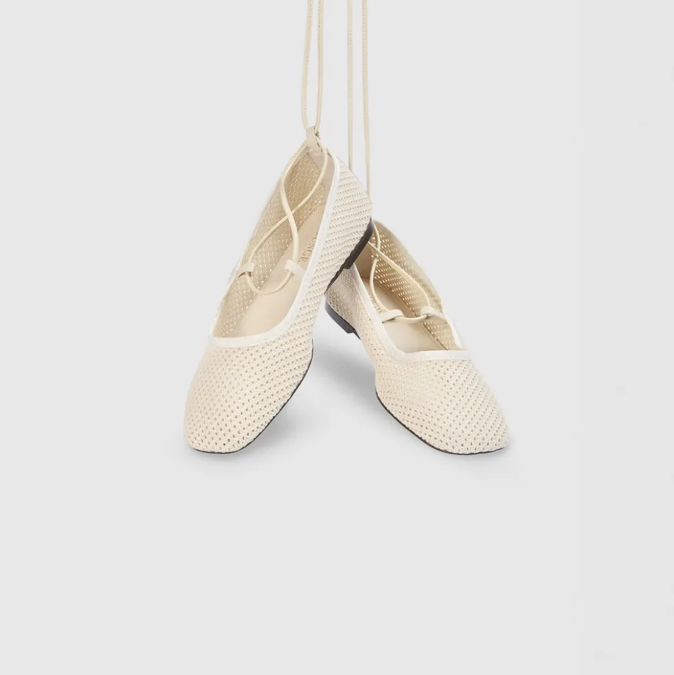 Athena Ballerinas - Weißgrau