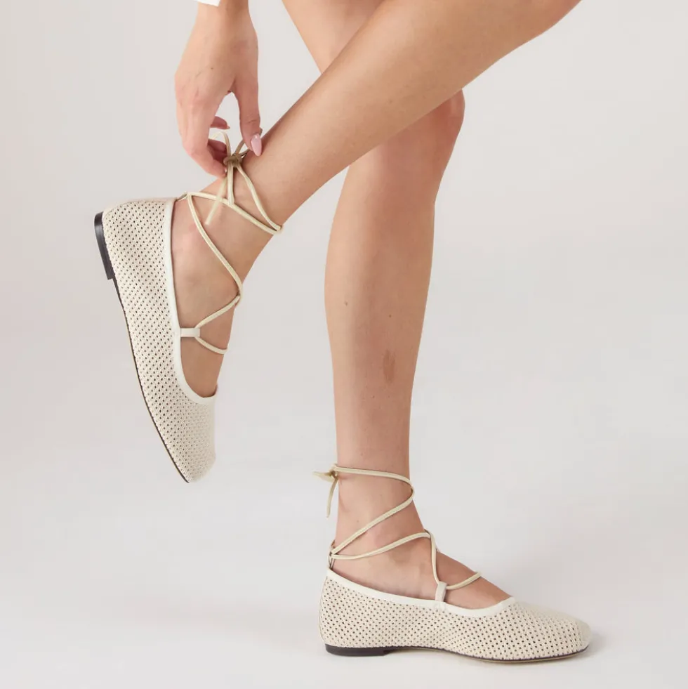 Athena Ballerinas - Weißgrau