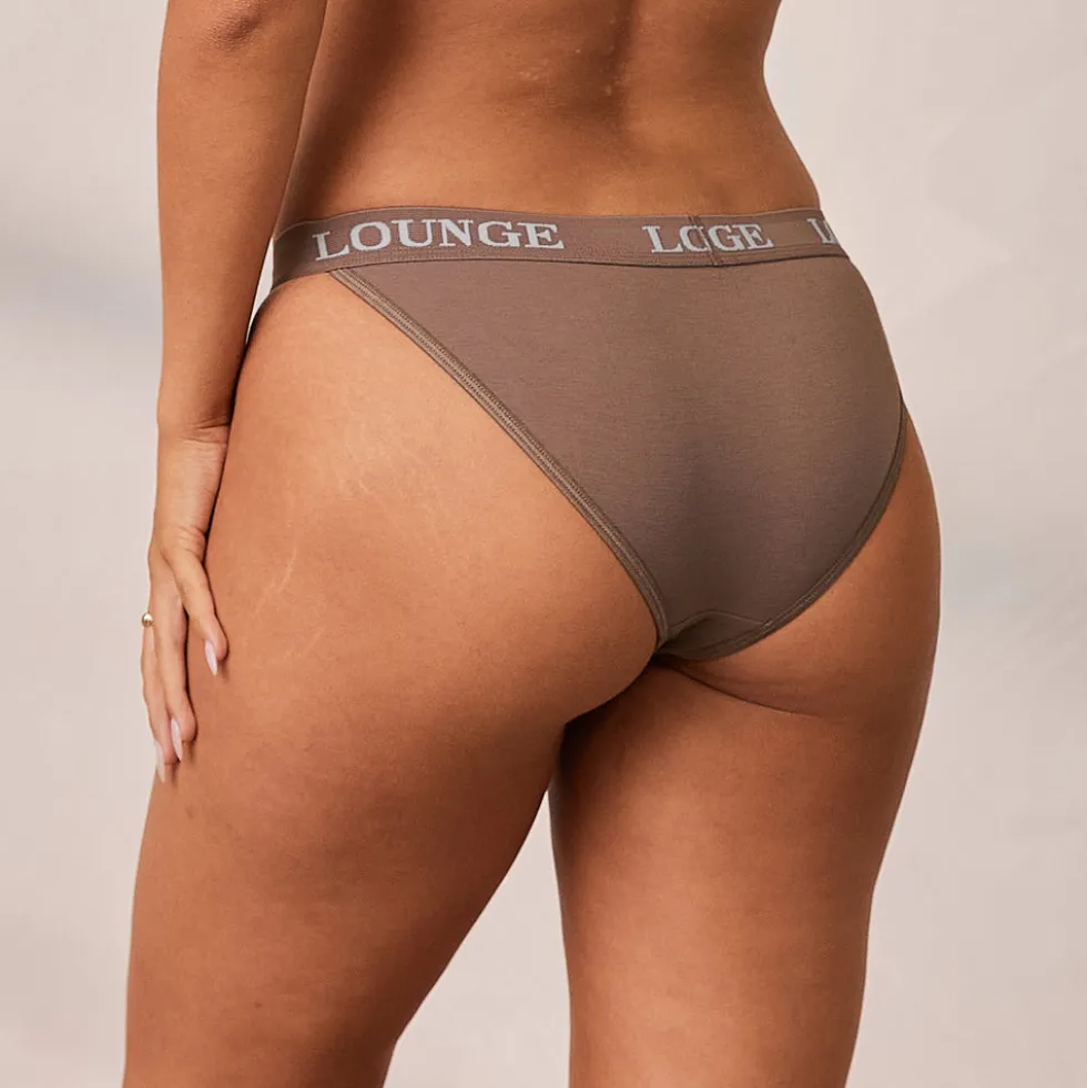 Bamboo Triangle Slip - Kaffee