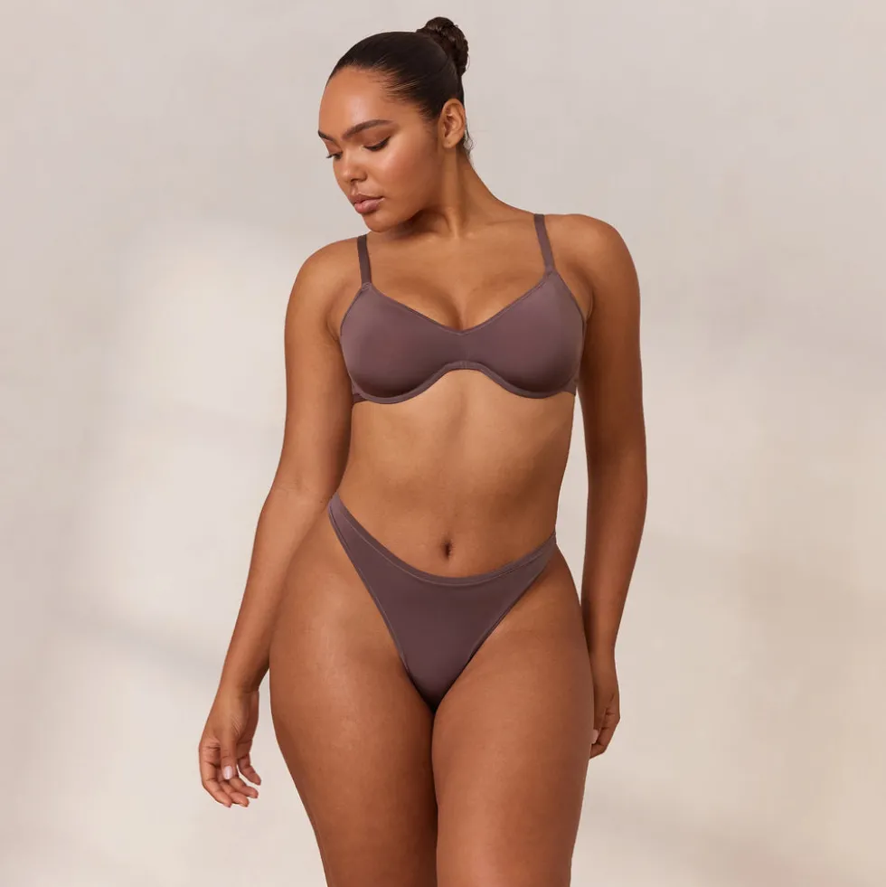 Barely There Plunge BH - Blaubeere