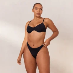 Barely There Plunge BH - Schwarz