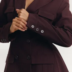Blazer Kleid - Schokolade