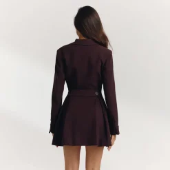 Blazer Kleid - Schokolade