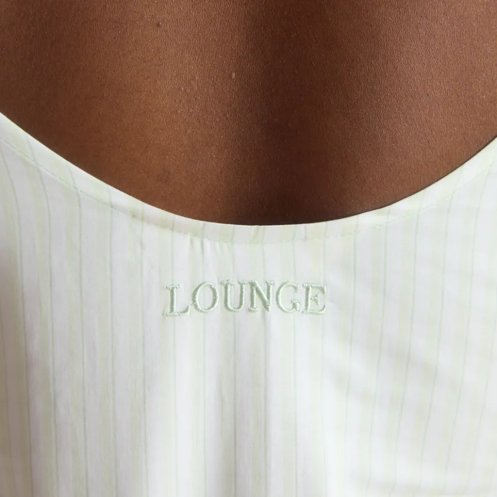Bloom & Stripe Cami-Oberteil - Salbei
