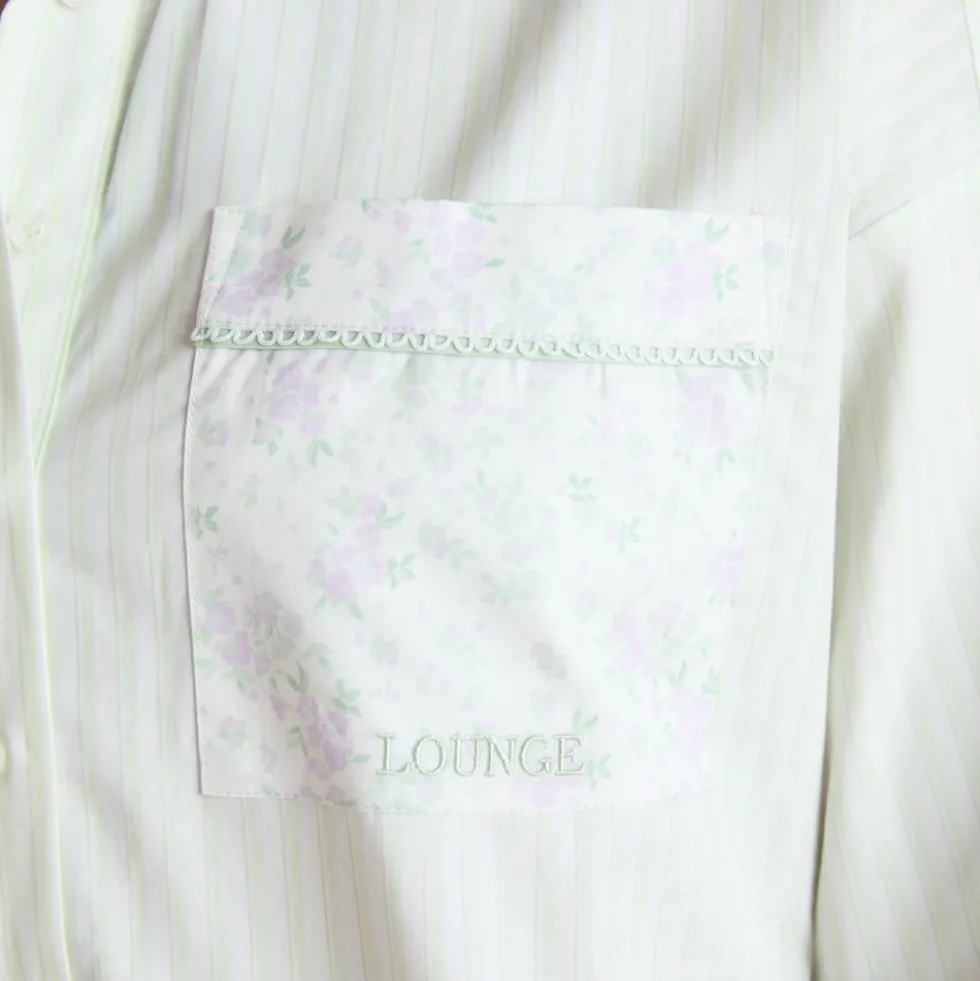 Bloom & Stripe Einteiler - Salbei