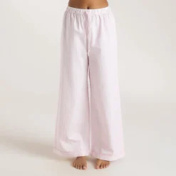 Bloom & Stripe Pyjamahose - Rosa