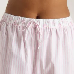 Bloom & Stripe Pyjamahose - Rosa