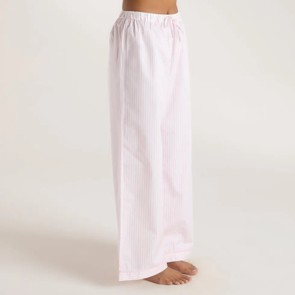 Bloom & Stripe Pyjamahose - Rosa