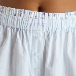 Bloom & Stripe Pyjamahose - Blau