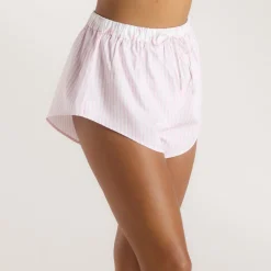 Bloom & Stripe Pyjamashort - Rosa