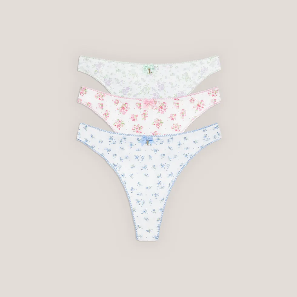 Bloom Strings (3er-Pack) - Florales Muster