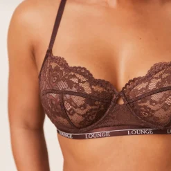 Blossom Balcony BH & String Set - Brunette