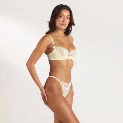 Brianna Plunge BH - Zitronensorbet