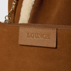 Clem Schultertasche - Kastanienfarbe