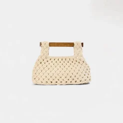 Clover Clutch - Crèmefarbe