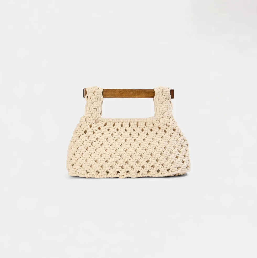 Clover Clutch - Crèmefarbe