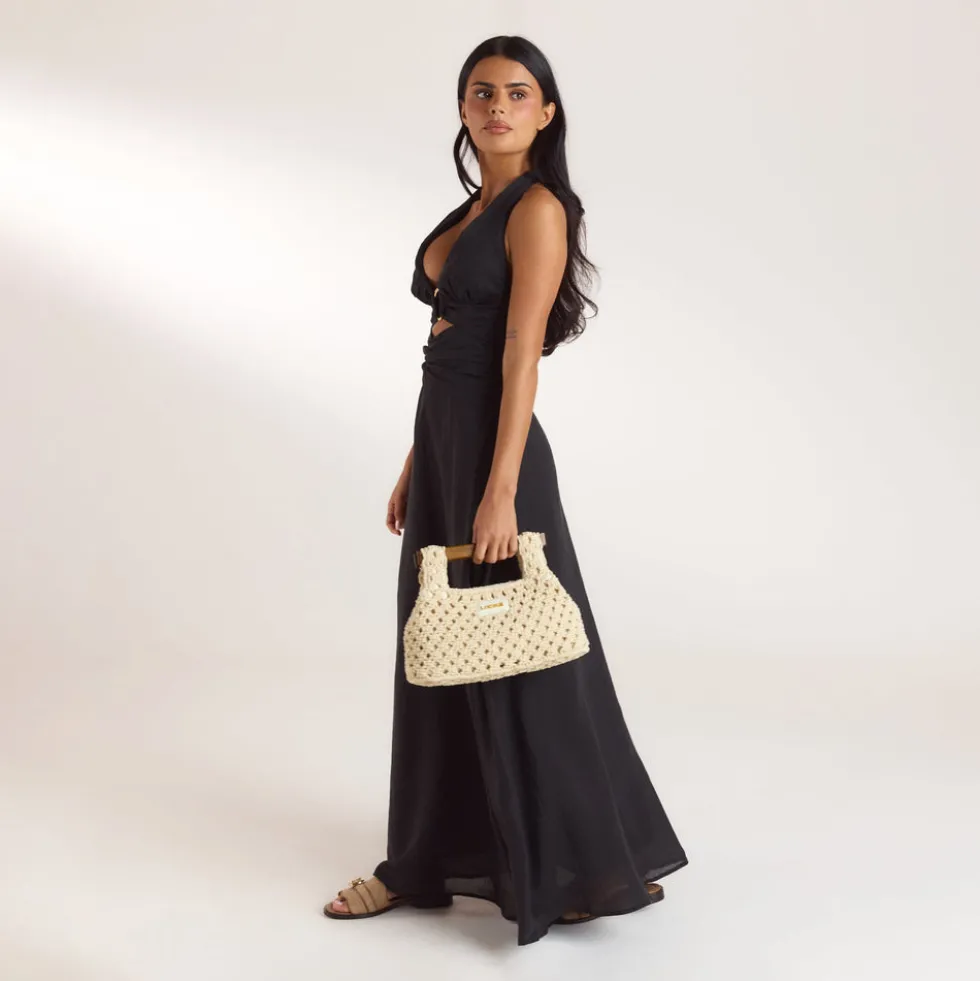 Clover Clutch - Crèmefarbe