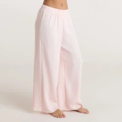 Crinkle Pyjamahose - Rosa
