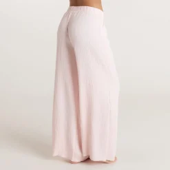 Crinkle Pyjamahose - Rosa