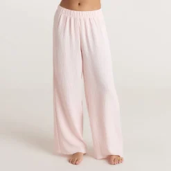 Crinkle Pyjamahose - Rosa