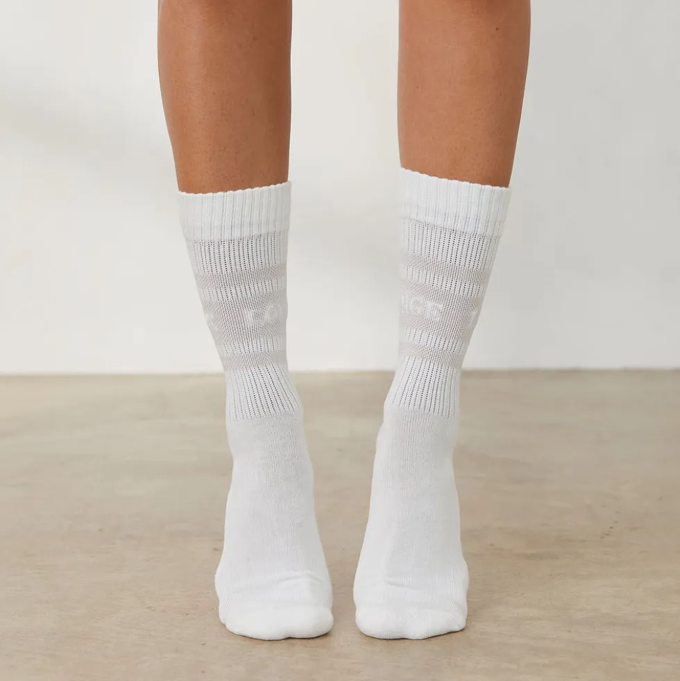 Essential Socken (2er Paket) - Crèmefarben