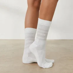 Essential Socken (2er Paket) - Crèmefarben