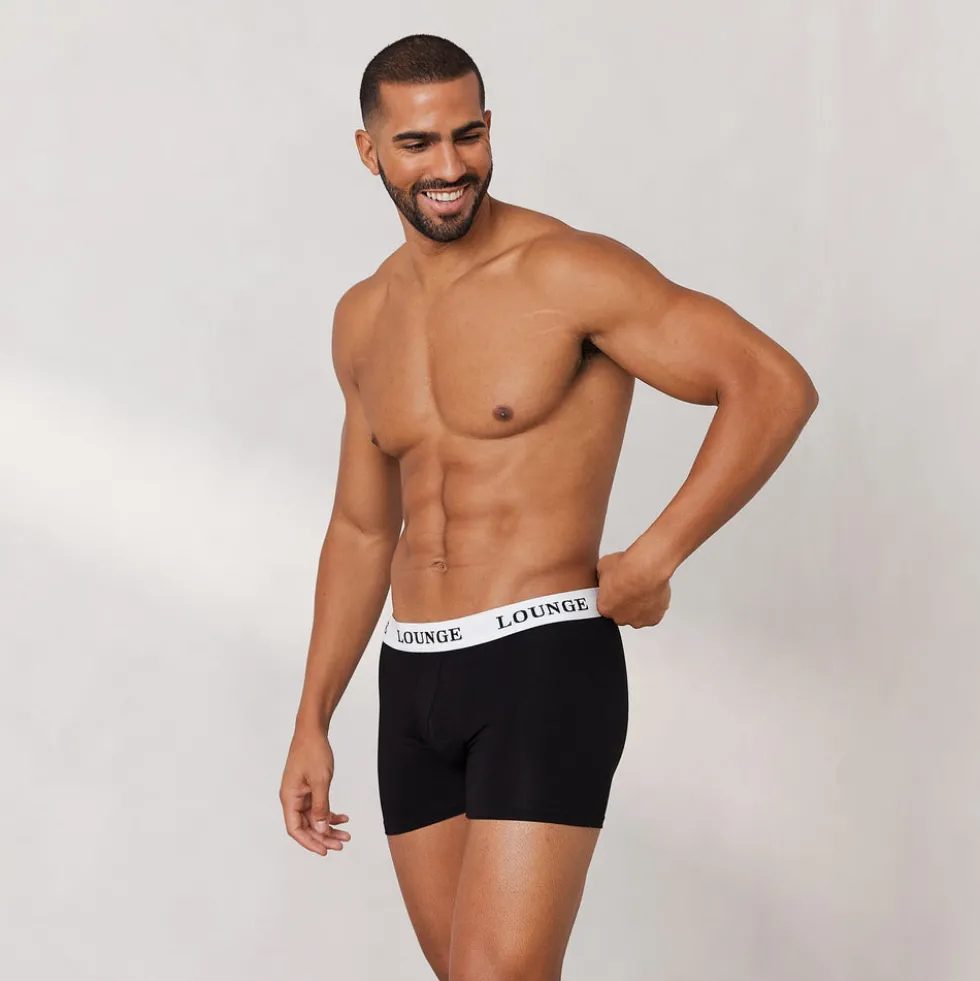 Everyday Herren-Boxer (3er Paket) - Schwarz