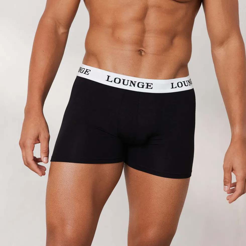 Everyday Herren-Boxer (3er Paket) - Schwarz