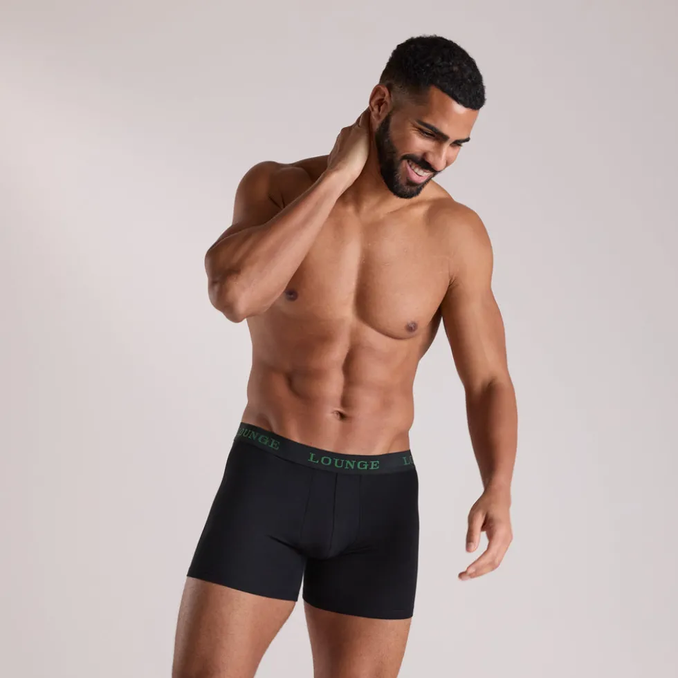 Everyday Herren-Boxer (3er Paket) - Ganz Schwarz