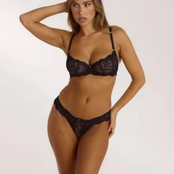 Flutter Plunge BH - Schwarz