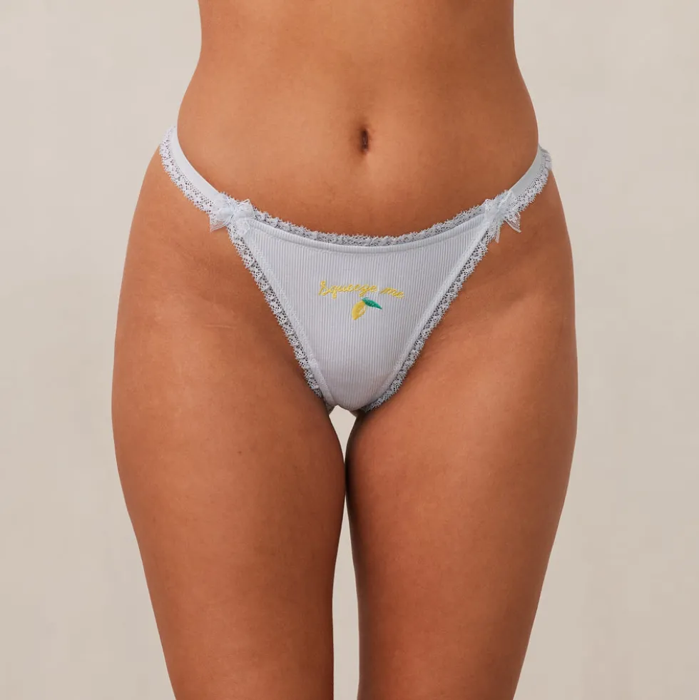 Fruity 'Squeeze Me' G-string - Blau