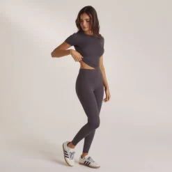 Klassische Leggings - Aschgrau
