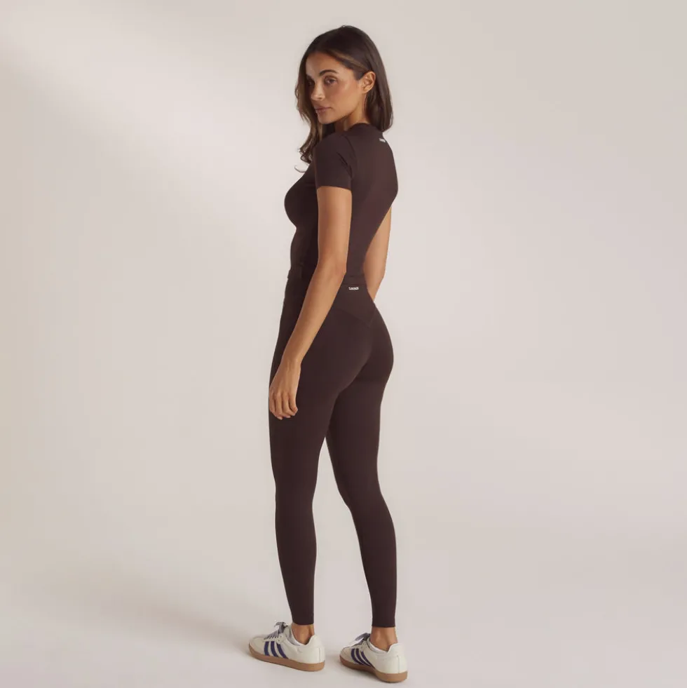 Klassische Leggings - Kaffeebohne