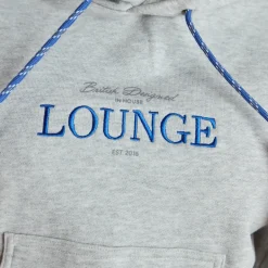 Kurzer Hoodie - Grauer Melange