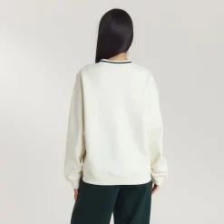 Lounge Living V-Neck Pullover - Crèmefarben