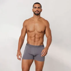 Luxe Herren-Boxer (3er Paket) - Dunkelgrau