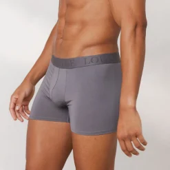 Luxe Herren-Boxer (3er Paket) - Dunkelgrau