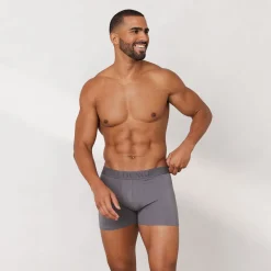 Luxe Herren-Boxer (3er Paket) - Dunkelgrau