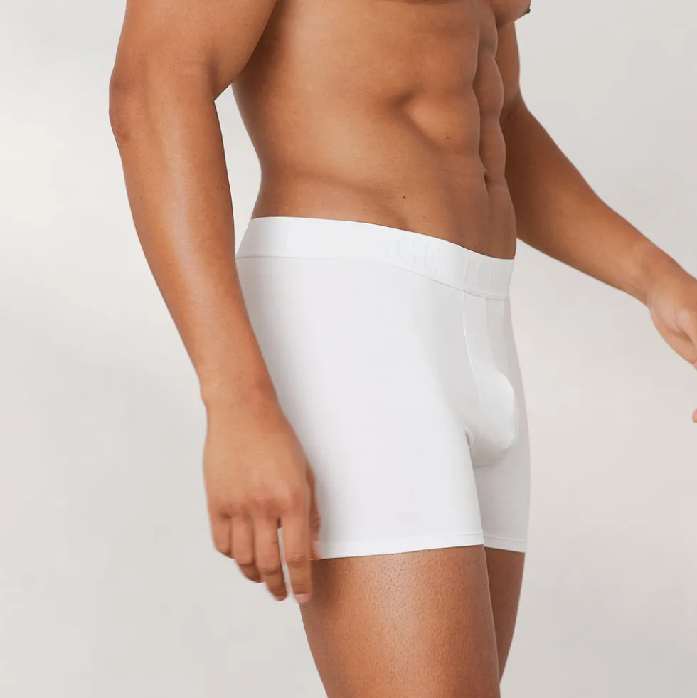 Luxe Herren-Boxer (3er Paket) - Weiß