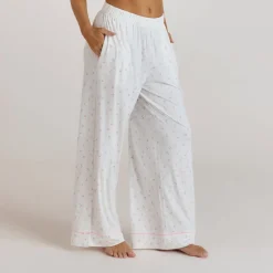Modal Pyjamahose - Florales Muster