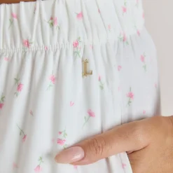 Modal Pyjamahose - Florales Muster