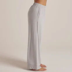 Modal Pyjamahose - Grauer Melange