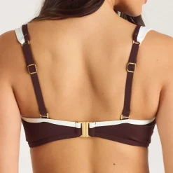 Monaco Bandeau Bikini-Top - Schokolade