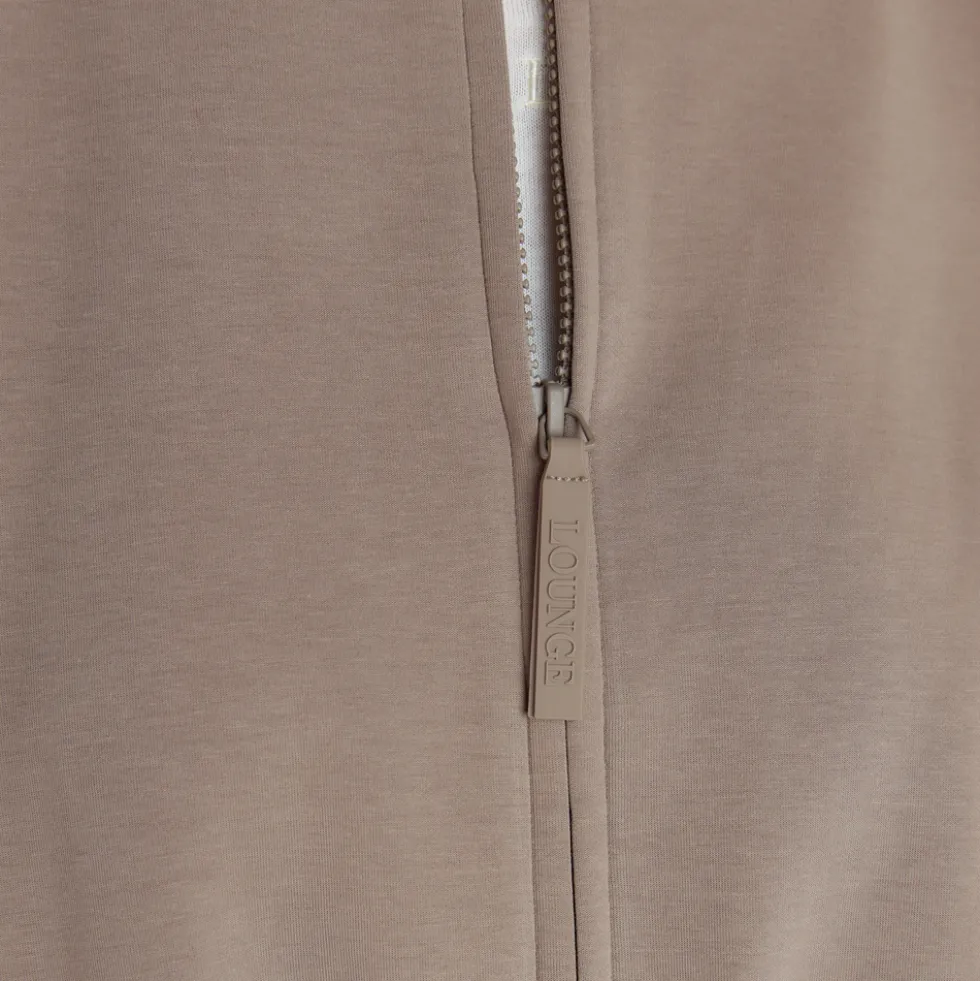 Neopren Bomberjacke - Taupe